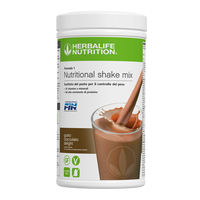 HERBALIFE PER DIMAGRIRE Formula 1 Nutritional Shake Mix è un frullato sostitutivo del pasto per una dieta ipocalorica. Fornisce la quantità necessaria di nutrienti in termini di vitamine e minerali, proteine ​​e fibre. **Da utilizzare come sostituto dei pasti per il controllo del peso