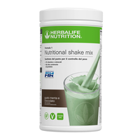 HERBALIFE PER DIMAGRIRE Formula 1 Nutritional Shake Mix è un frullato sostitutivo del pasto per una dieta ipocalorica. Fornisce la quantità necessaria di nutrienti in termini di vitamine e minerali, proteine ​​e fibre. **Da utilizzare come sostituto dei pasti per il controllo del peso