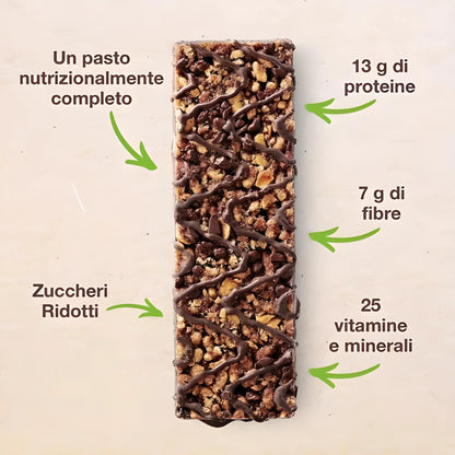 herbalife buonissima barretta sostituto pasto per perdita pesoNon saltare più un pasto. In palestra, al lavoro o all'aria aperta, la barretta Formula 1 Express è il tuo compagno ideale. Gusta un pasto nutriente ed equilibrato ovunque ti porti la giornata.*  *La barretta Formula 1 Express è un sostituto del pasto per una dieta ipocalorica. Fornisce la quantità necessaria di nutrienti quali vitamine e minerali, proteine e fibre