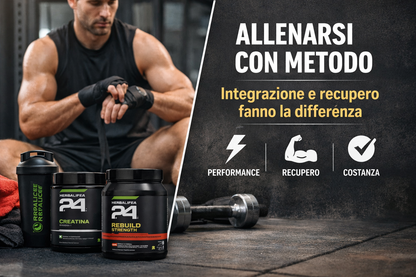 Supporta il tuo recupero post-allenamento* con Rebuild Strenght.

Rebuild Strenght è una bevanda il recupero post-allenamento* a base di carboidrati e proteine, sviluppato appositamente per gli atleti. Formulato con l'aggiunta di L-glutammina e aminoacidi ramificati (BCAA), questo integratore alimentare unico contiene carboidrati che contribuiscono al recupero* dopo l'esercizio anaerobico.
Rebuild Strenght è formulato con proteine del siero di latte di alta qualità e fornisce 25 grammi di proteine per porzi